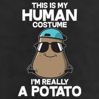 This Is My Human Costume I'm Really A Potato Cool Comfort Performance Bucket Hat
