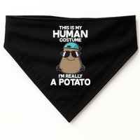 This Is My Human Costume I'm Really A Potato USA-Made Doggie Bandana
