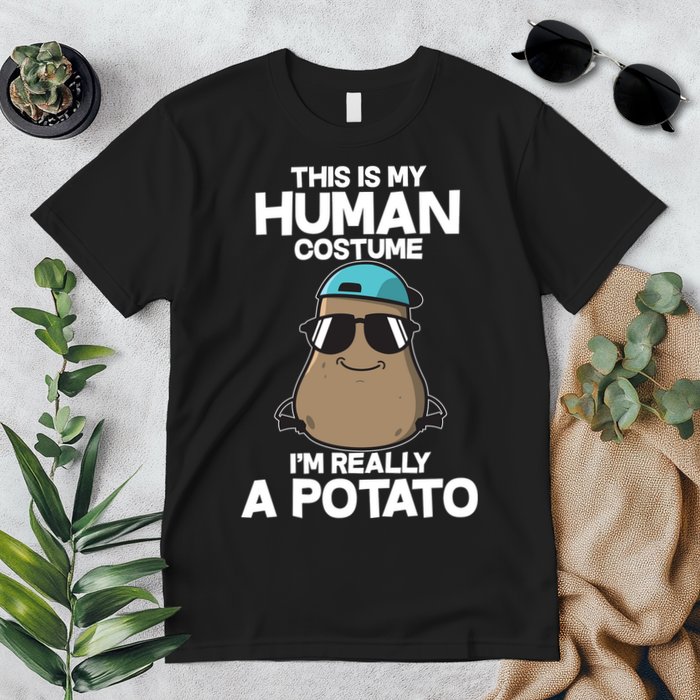 This Is My Human Costume I'm Really A Potato Premium T-Shirt
