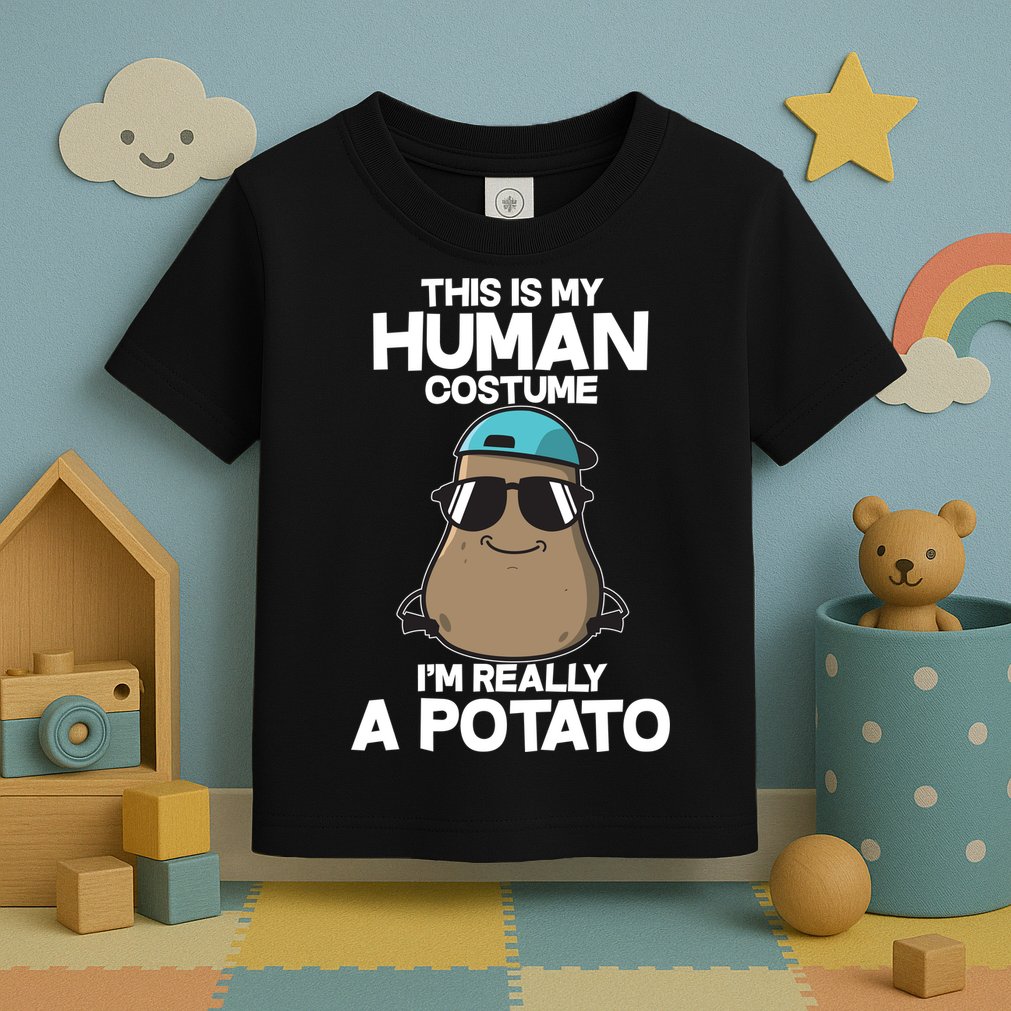 This Is My Human Costume I'm Really A Potato Toddler T-Shirt