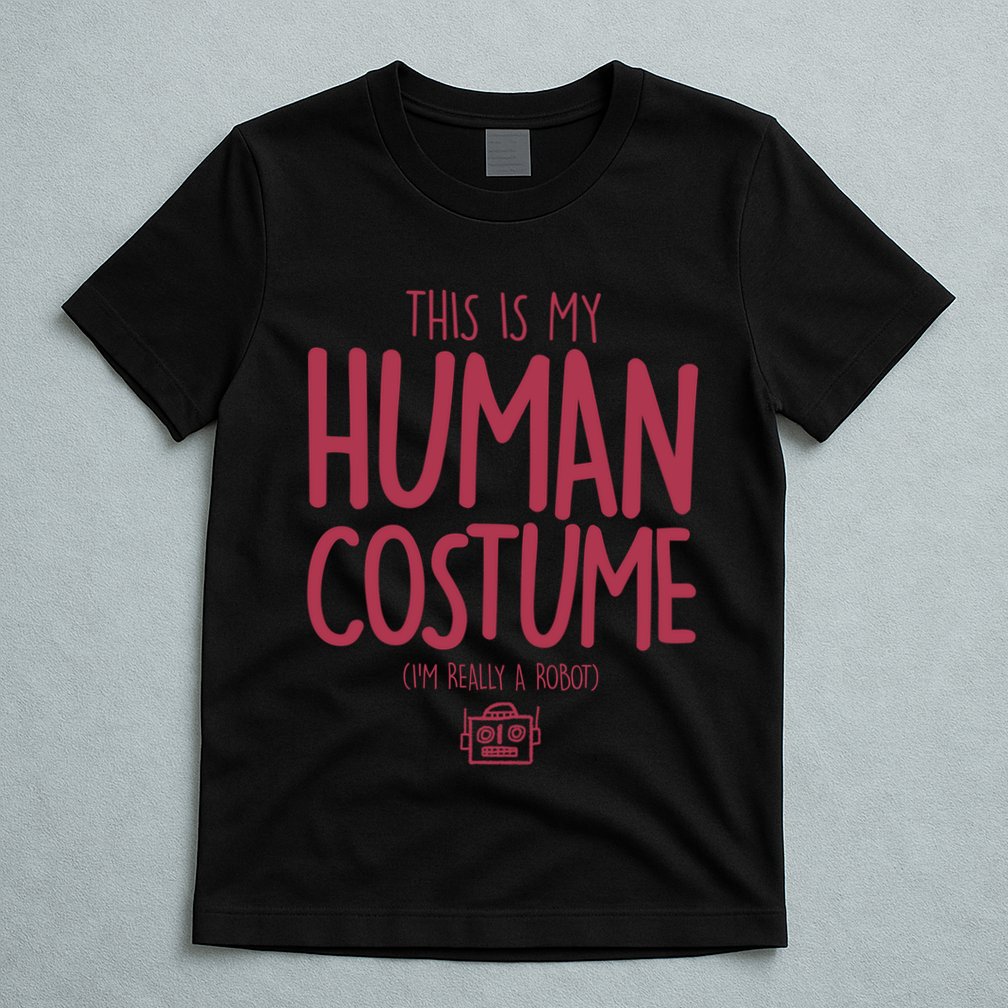 This Is My Human Costume I'm Really A Robot T-Shirt