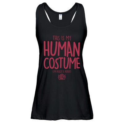 This Is My Human Costume I'm Really A Robot Ladies Essential Flowy Tank