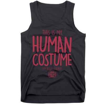 This Is My Human Costume I'm Really A Robot Tank Top