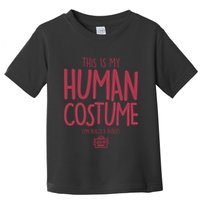 This Is My Human Costume I'm Really A Robot Toddler T-Shirt