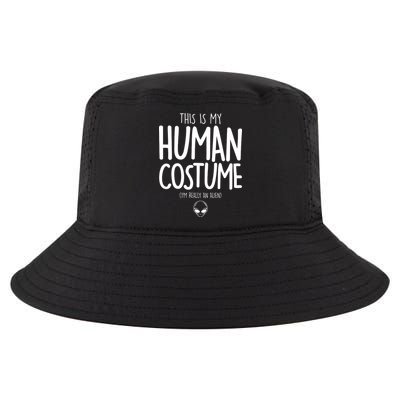 This Is My Human Costume I'm Really An Alien Cool Comfort Performance Bucket Hat