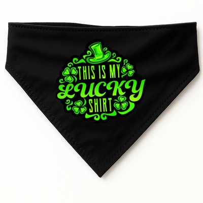 This is my Lucky Irish St. Patrick's Day USA-Made Doggie Bandana
