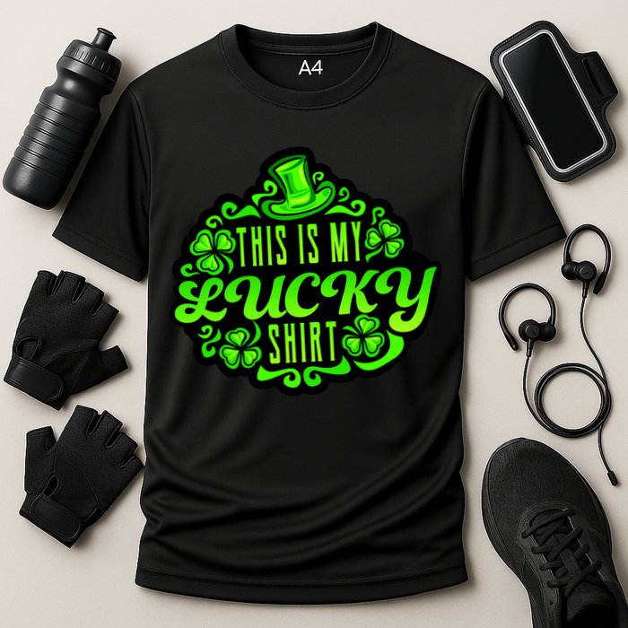 This is my Lucky Irish St. Patrick's Day Cooling Performance Crew T-Shirt
