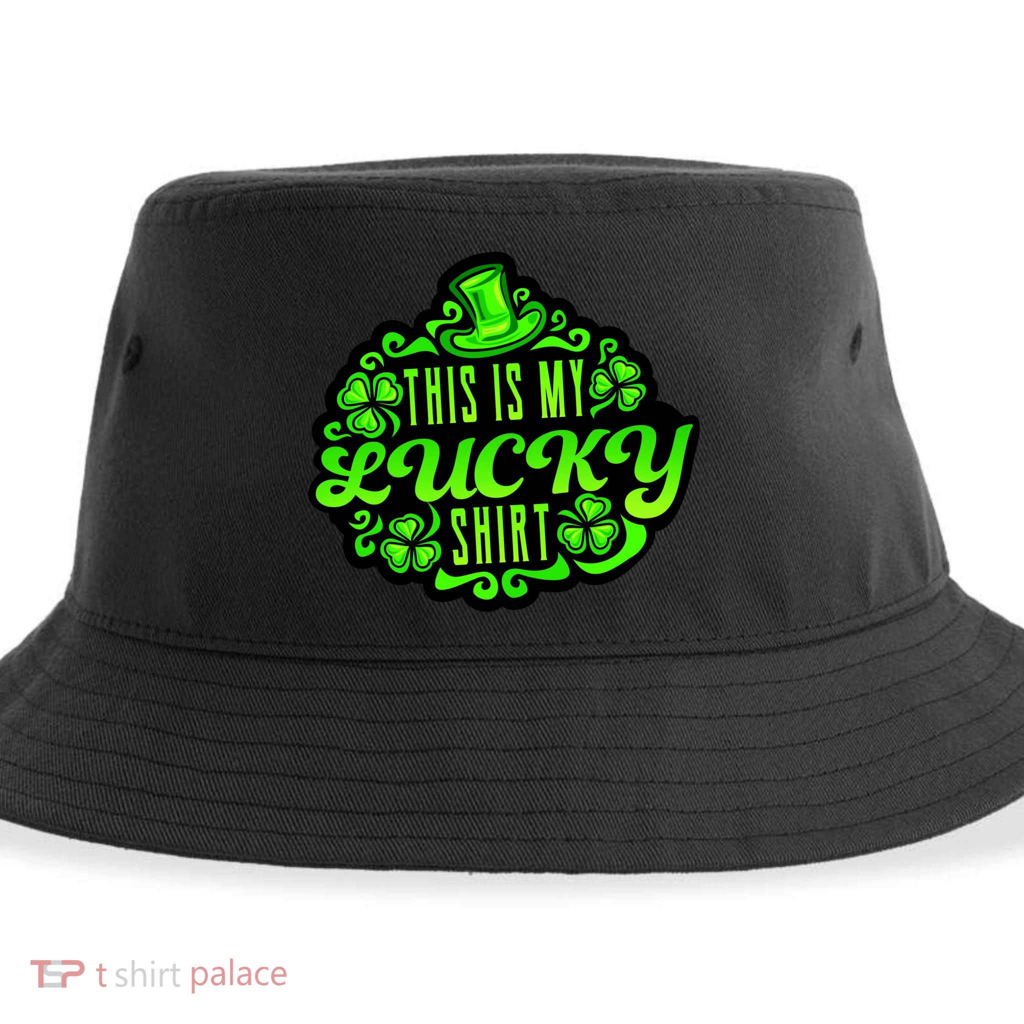 This is my Lucky Irish St. Patrick's Day Sustainable Bucket Hat