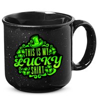 This is my Lucky Irish St. Patrick's Day 15oz Campfire Ceramic Mug