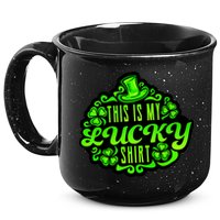 This is my Lucky Irish St. Patrick's Day 15oz Campfire Ceramic Mug
