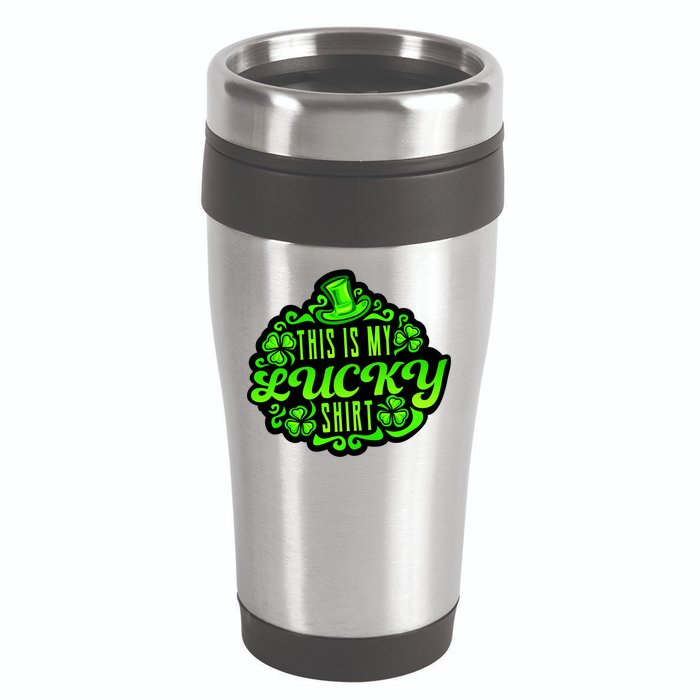 This is my Lucky Irish St. Patrick's Day 16oz Travel Tumbler