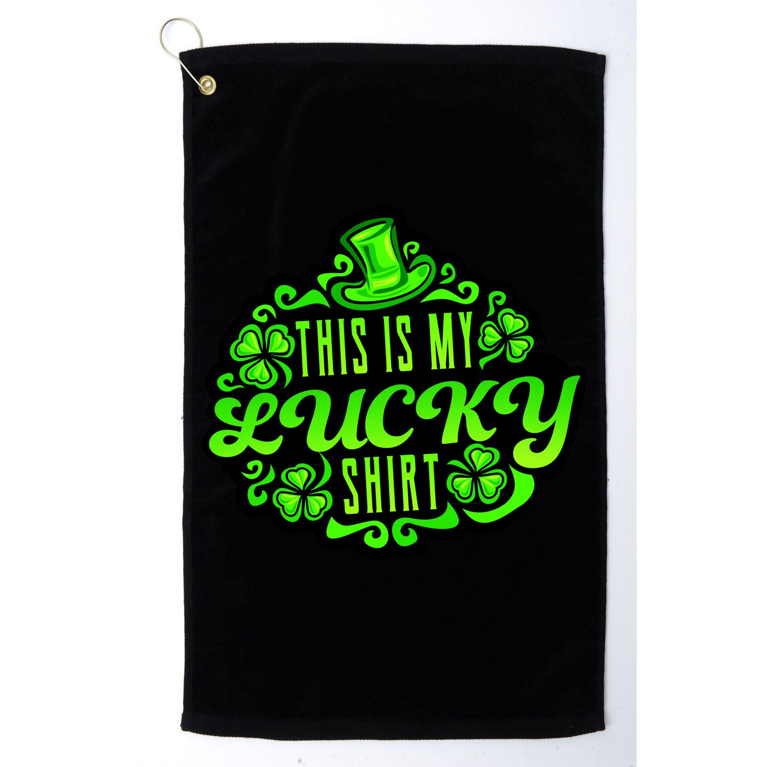 This is my Lucky Irish St. Patrick's Day Golf Towel