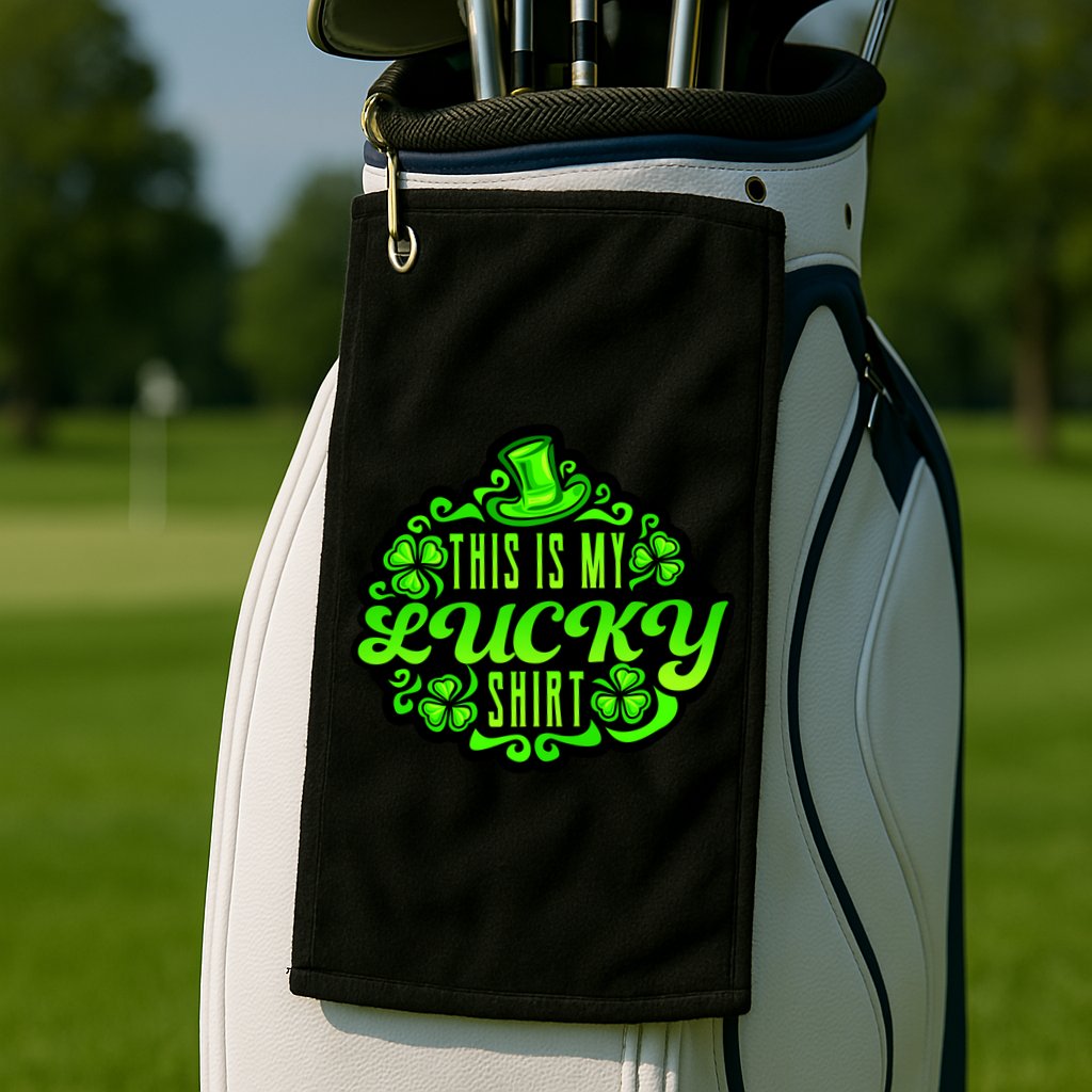 This is my Lucky Irish St. Patrick's Day Golf Towel