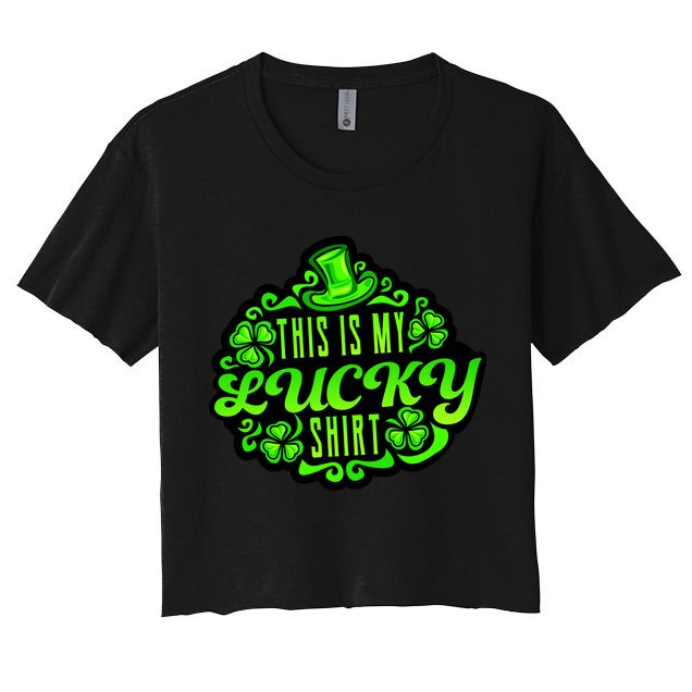 This is my Lucky Irish St. Patrick's Day Women's Crop Top Tee