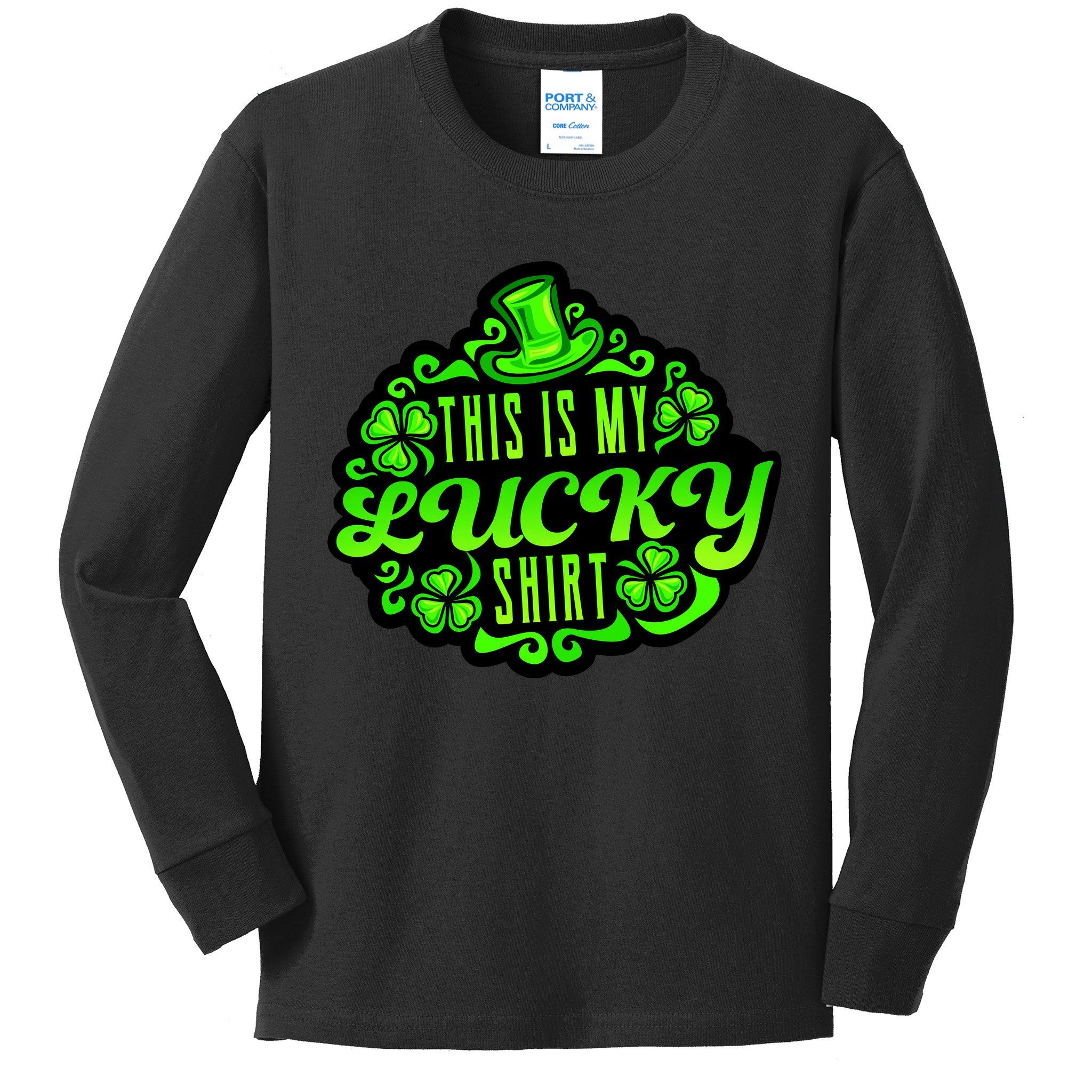 This is my Lucky Irish St. Patrick's Day Kids Long Sleeve Shirt