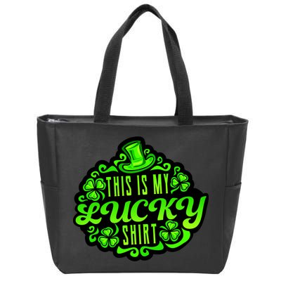 This is my Lucky Irish St. Patrick's Day Zip Tote Bag