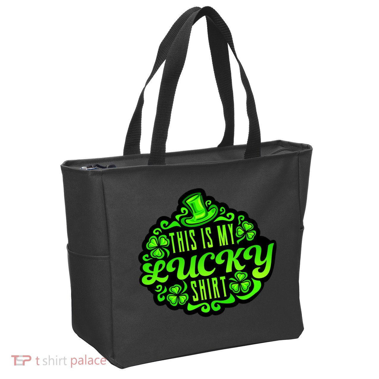 This is my Lucky Irish St. Patrick's Day Zip Tote Bag