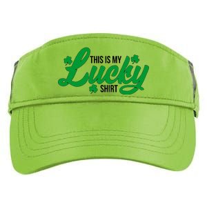 This is my Lucky Shirt St. Patrick's Day Adult Drive Performance Visor