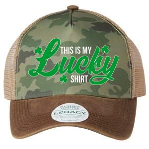 This is my Lucky Shirt St. Patrick's Day Legacy Tie Dye Trucker Hat