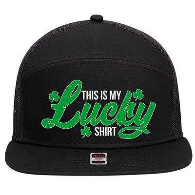 This is my Lucky Shirt St. Patrick's Day 7 Panel Mesh Trucker Snapback Hat