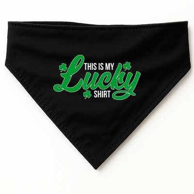 This is my Lucky Shirt St. Patrick's Day USA-Made Doggie Bandana