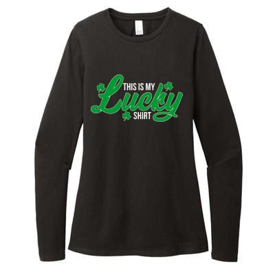 This is my Lucky Shirt St. Patrick's Day Womens CVC Long Sleeve Shirt