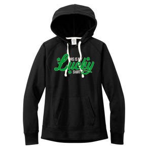 This is my Lucky Shirt St. Patrick's Day Women's Fleece Hoodie