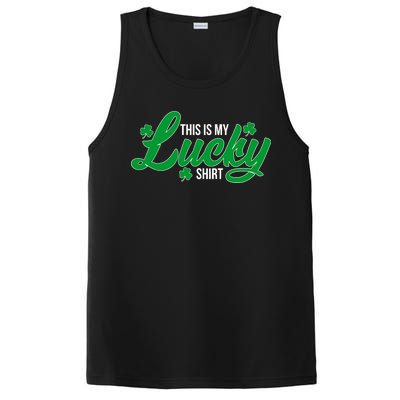 This is my Lucky Shirt St. Patrick's Day PosiCharge Competitor Tank