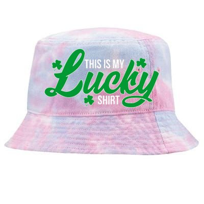 This is my Lucky Shirt St. Patrick's Day Tie-Dyed Bucket Hat