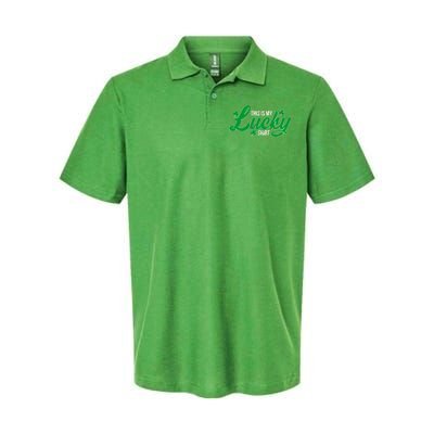 This is my Lucky Shirt St. Patrick's Day Softstyle Adult Sport Polo