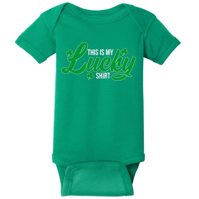 This is my Lucky Shirt St. Patrick's Day Baby Bodysuit