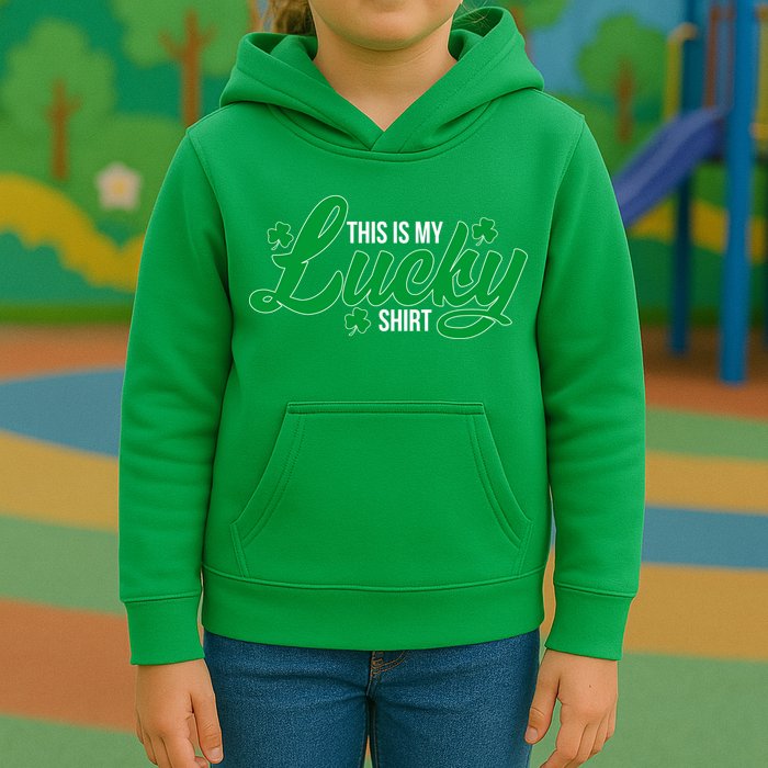 This is my Lucky Shirt St. Patrick's Day Kids Hoodie