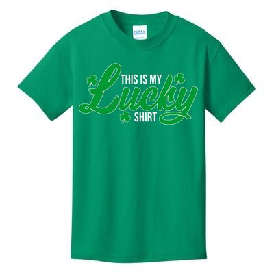 This is my Lucky Shirt St. Patrick's Day Kids T-Shirt