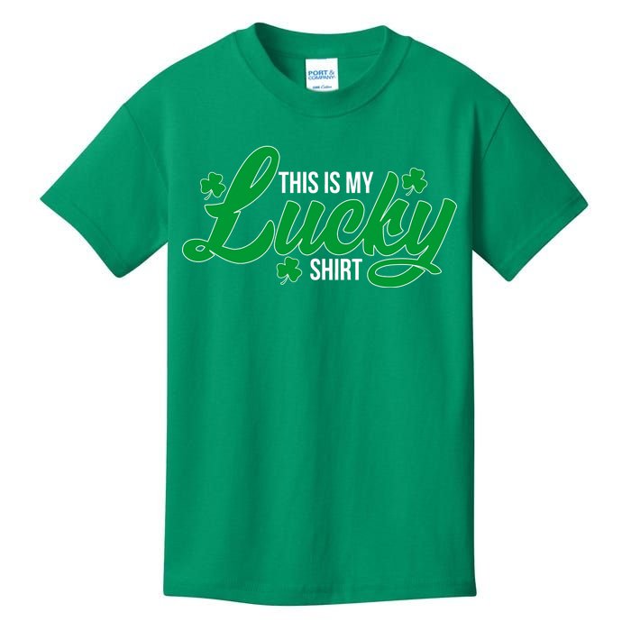 This is my Lucky Shirt St. Patrick's Day Kids T-Shirt