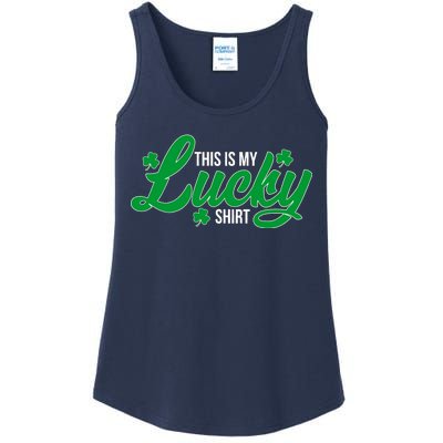 This is my Lucky Shirt St. Patrick's Day Ladies Essential Tank