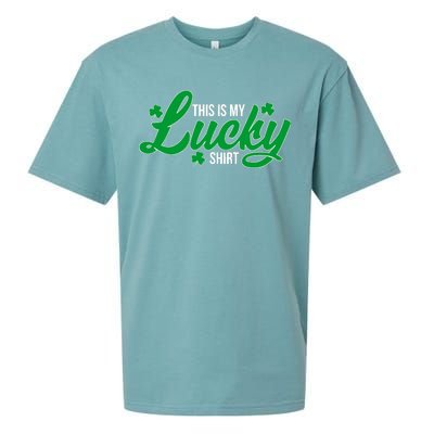 This is my Lucky Shirt St. Patrick's Day Sueded Cloud Jersey T-Shirt