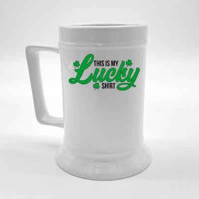 This is my Lucky Shirt St. Patrick's Day Beer Stein