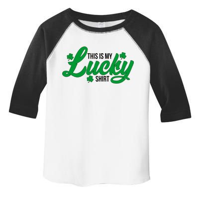 This is my Lucky Shirt St. Patrick's Day Toddler Fine Jersey T-Shirt