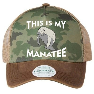 This Is My Manatee Legacy Tie Dye Trucker Hat