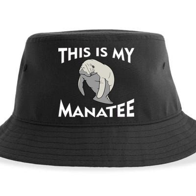 This Is My Manatee Sustainable Bucket Hat