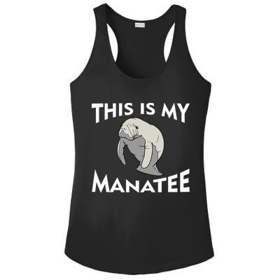 This Is My Manatee Ladies PosiCharge Competitor Racerback Tank