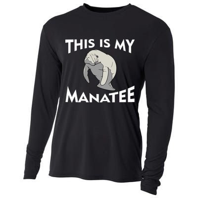 This Is My Manatee Cooling Performance Long Sleeve Crew