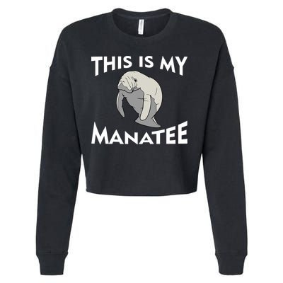 This Is My Manatee Cropped Pullover Crew