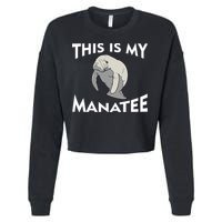 This Is My Manatee Cropped Pullover Crew