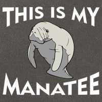 This Is My Manatee Cotton Canvas Backpack