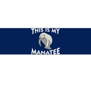 This Is My Manatee Bumper Sticker