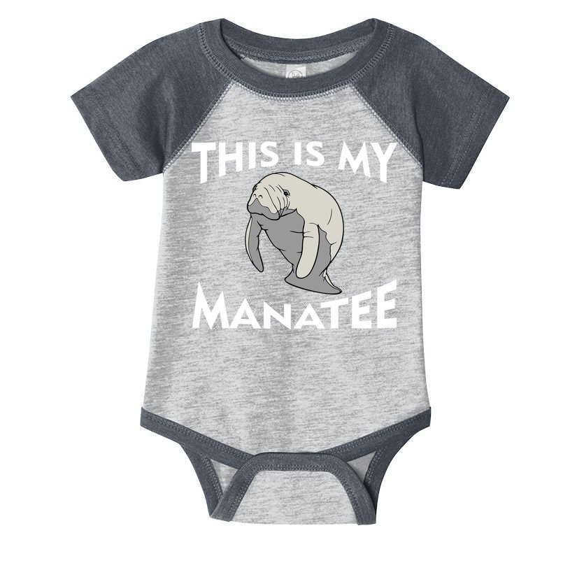 This Is My Manatee Infant Baby Jersey Bodysuit
