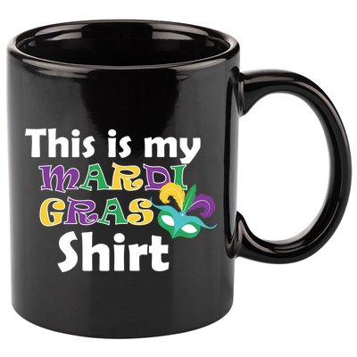 This Is My Mardi Gras 11oz C Handle Ceramic Mug
