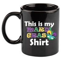 This Is My Mardi Gras 11oz C Handle Ceramic Mug