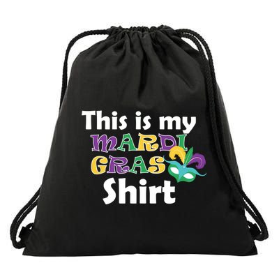 This Is My Mardi Gras Drawstring Bag